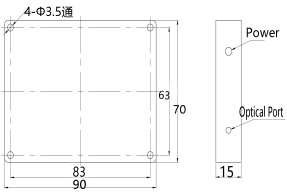 光纤拉曼放大器尺寸图3