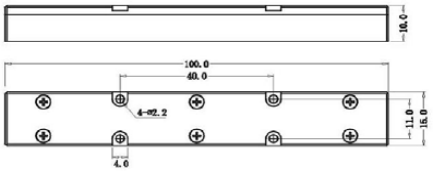 C7: 100x15x10尺寸图